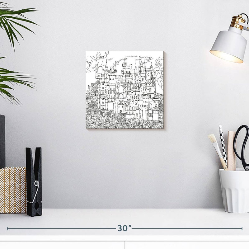 Château floral Ashelle, H 10 po x l 10 po