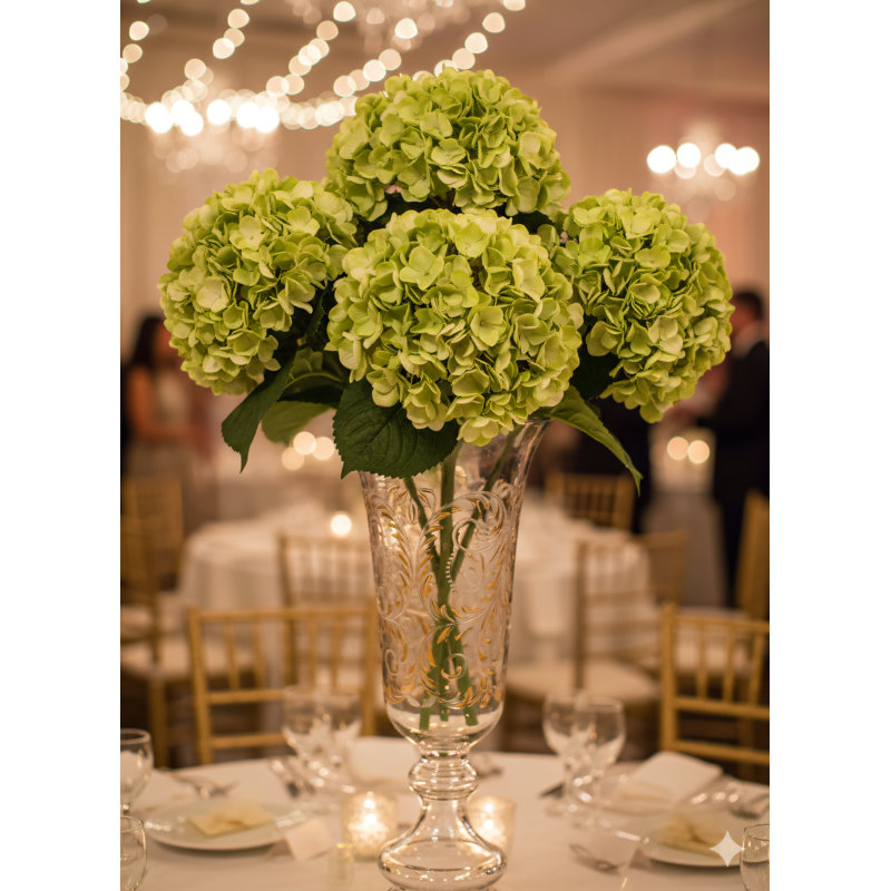 18" Hydrangea Stem - 6 Pack