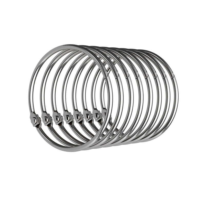 Crochets de rideau de douche O, Chrome