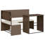 142.5cm Wide Patio Sofa with Cushions