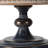 D14x7.5" Wooden Display Stand With Beaded Trim