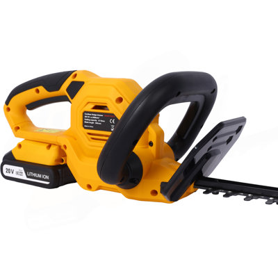 20V Cordless Hedge Trimmer, 22 Inch Steel Blade, Reduced Vibration, Battery And Charger Included