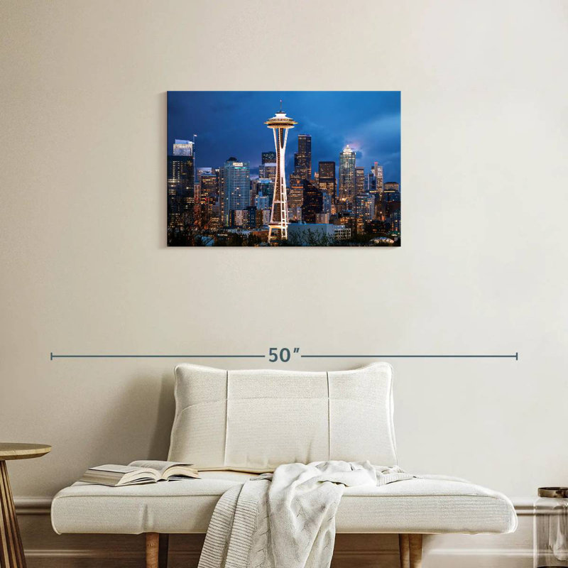 Kavia Space Needle Seattle, 20" H x 30" W