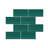 Premium 3" x 6" Straight Edge Glass Mosaic Subway Tile-69385112