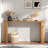 Simple Console Table With Semi-cylindrical Leg Design-244208529