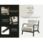 Chaise d'appoint avec coussin lombaire amovible-365029004