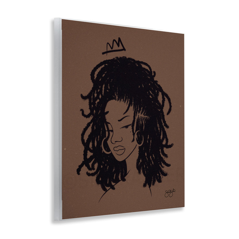 Plaque murale Liz avec couronne, design par Sierra Siler