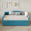 Lit de jour simple en bois massif avec lit gigogne et canapé-lit Velvet Elegance-97089190