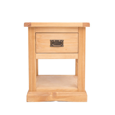 Cloyd 45cm W Solid + Manufactured Wood Bedside Table