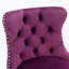 Tabourets de bar pivotants en mauve à hauteur réglable avec repose-pieds-636649691