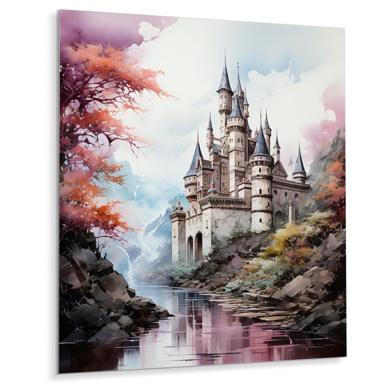 Winston Porter Castles Enchanted Stronghold V On Metal Print - Wayfair ...