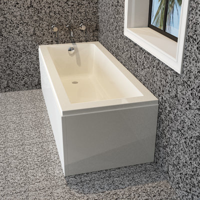 Square Single-Ended ABS Bathtub