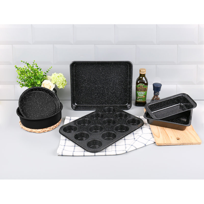 Belfry Kitchen Smart 6 Piece Non-Stick Carbon Steel Bakeware Set