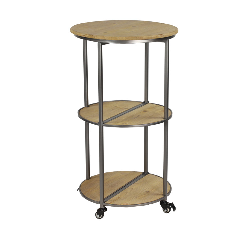 Chariot-bar roulant escamotable rond Ramos