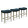 Rexalynn Upholstered Counter Stool with Solid Wood Frame