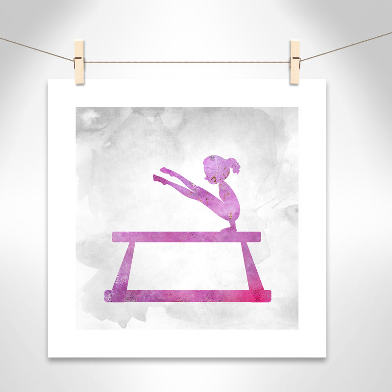 Gymnastique 3, impression sur papier, H 20" x l 20" x P 1", Papier