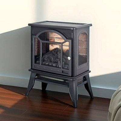 18 inch 3D  Flame Electric Infrared Quartz Fireplace Stove with remote control