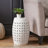 LILAC 12" Accent Side Table, Cylindrical Design End Table For Living Room, Family Room, Or Entryway, Industrial Style,Coffee Side Tables For Indoor Outdoor-1376846014