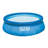Plastic Round Inflatable Pool 12'' H x 156'' W x 156'' L , with Pump Included