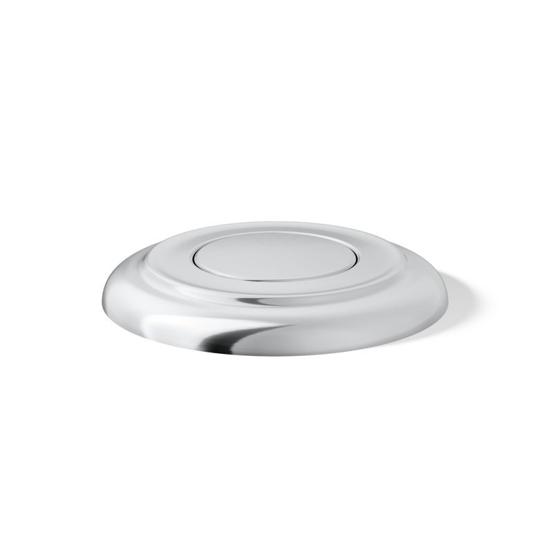 Garbage Disposal Air Switch Button, Polished Chrome