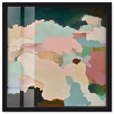 «Brushed Beauty I Shadowbox Print», art mural vert par Art Remedy