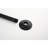 Matte Black Stainless Steel Shower Arm, Strong And , Simple Installation Cleanup Job Arm In Steel, Easy Maintenance Manner