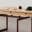 Bureau tendance en bois brut-1081160935