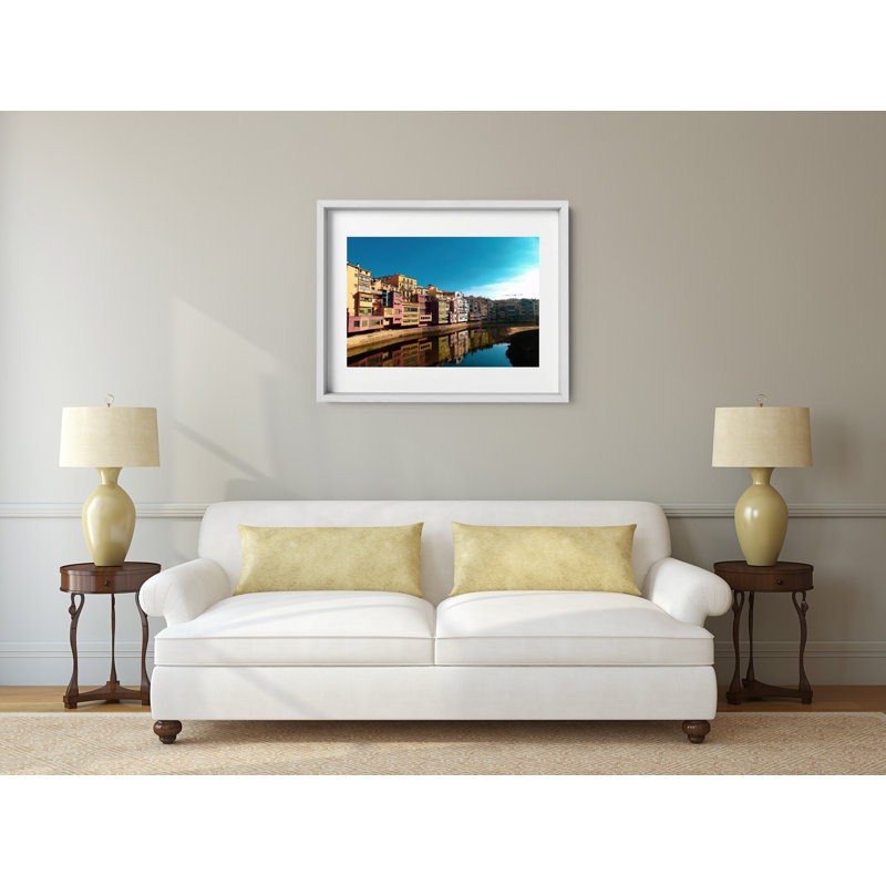 Casa Masó Print by Joseph Regan, 14" H x 16" W x 0.75" D, White