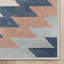 Tapis bleu tissé à plat Kehr Albuquerque Southwestern-84991160