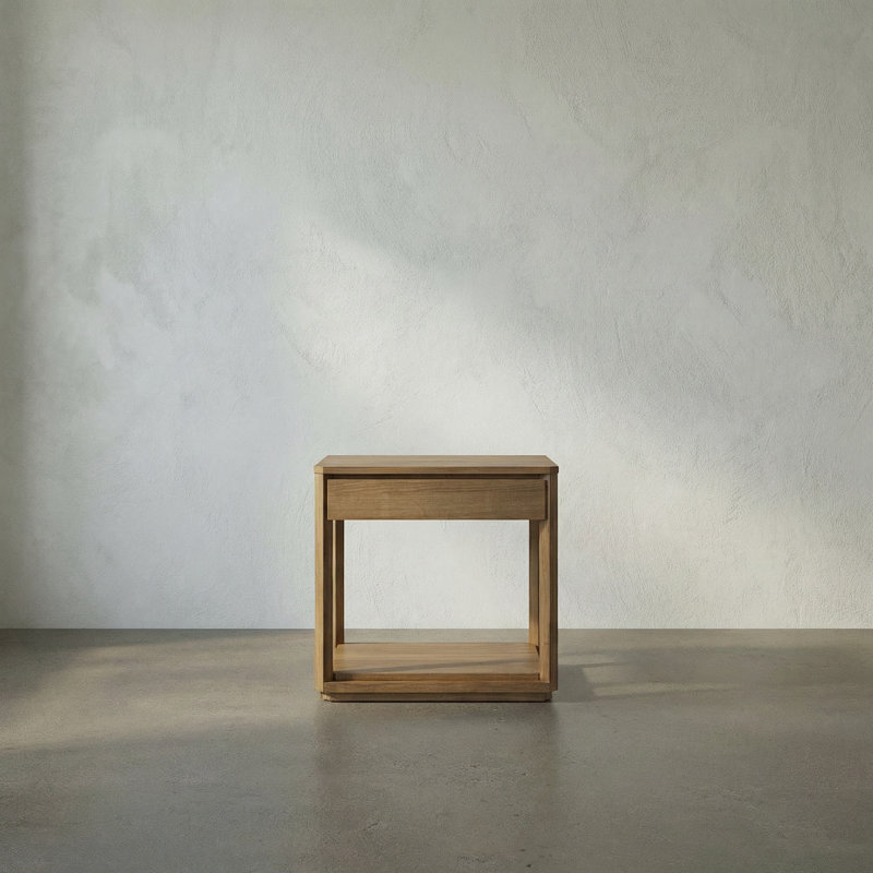Solid Wood End Table
