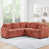 Chenille orange sélectionné
