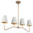 Jonesboro 4 - Light 35'' W Linear Gold Kitchen Island Pendant UL Certified