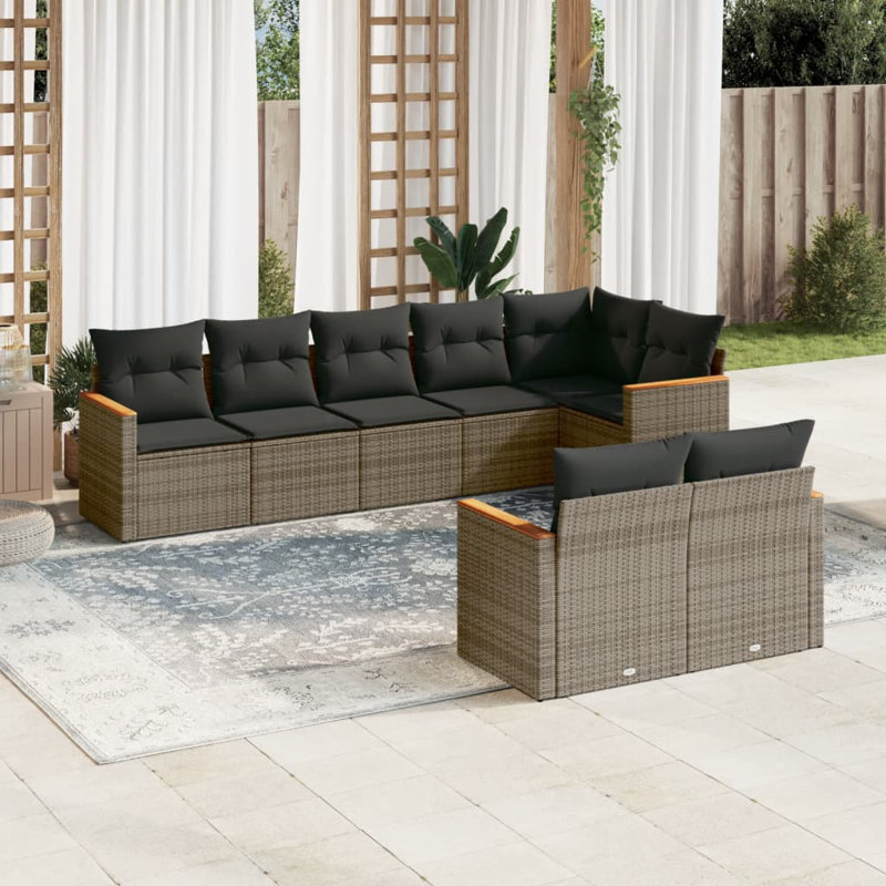 Ensemble de canapé de jardin Vidaxl