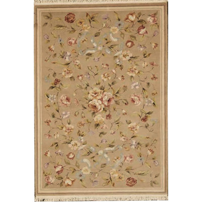 Wool Floral Area Rug