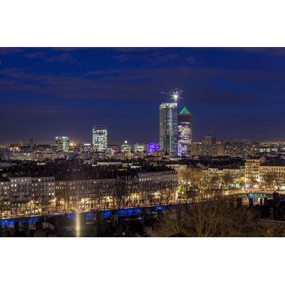 Witherell Lyon's Business Center - Wrapped Canvas Print