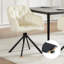49.8cm H Velvet Upholstered Metal Armchair-122056784