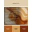 Tapis d'inspiration mondiale en flan caramel lavable à la machine de style rétro - brun clair-444885739