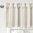 Akhill Striped Linen Tailored 52'' W Window Valance in-1155729444-1155729447