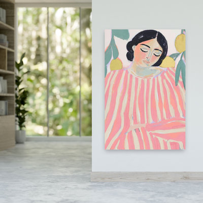 Reproduction d'art mural, paysage contemporain contemporain, "Lemon Daydreams"