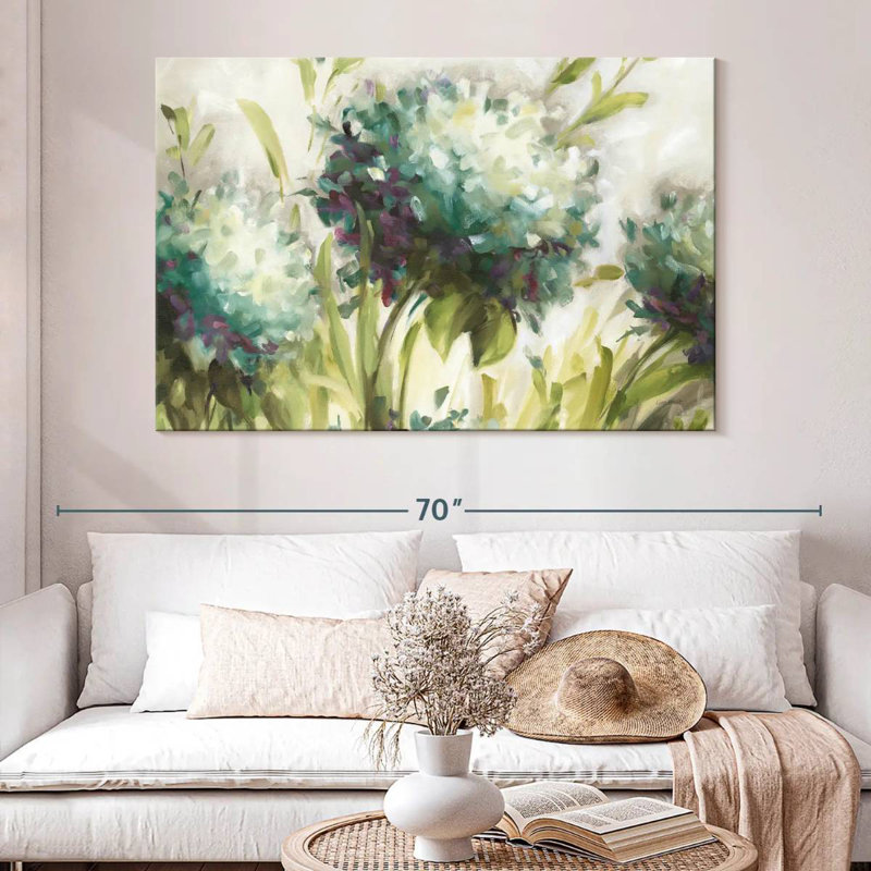Harnek Hydrangea Field II, 34" H x 51" W