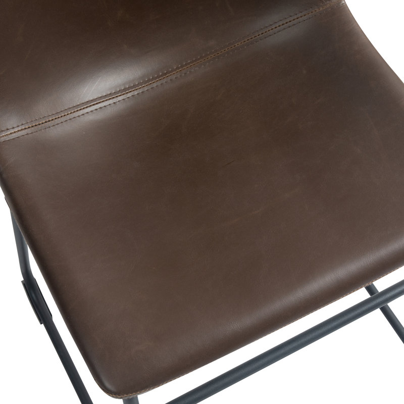 Chaise d'appoint Tyrone, Brun foncé