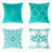 Teade Appliqued Indoor/Outdoor Pillow Cover-1530974683