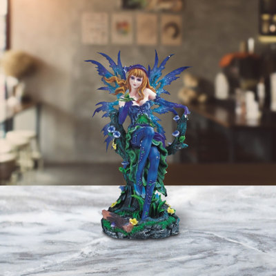 Figurine fée 12 "H Blue Spring