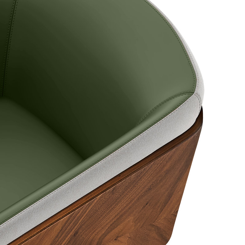 Chaise rembourrée Enrico, Avocat