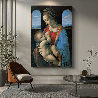 Madonna Litta -Gallery Wrapped Canvas by Leonardo da Vinci