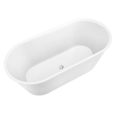 59'' x 28.34'' Soaking Acrylic Bathtub