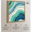 «Blue Green Abstract Agate I», art abstrait bleu sarcelle par -1817241309-1817241305