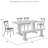Heymann 6 - Piece Dining Set