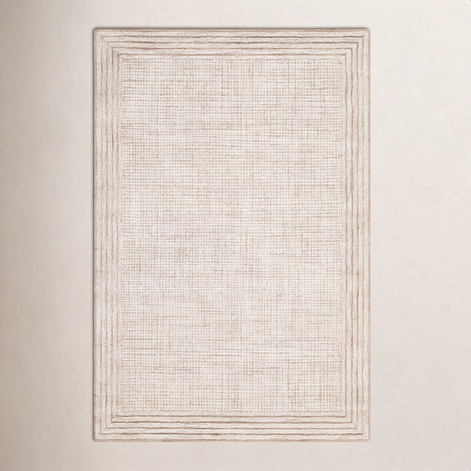 Hand-Tufted Geometric Room Rug, Rectangle 9' x 12'