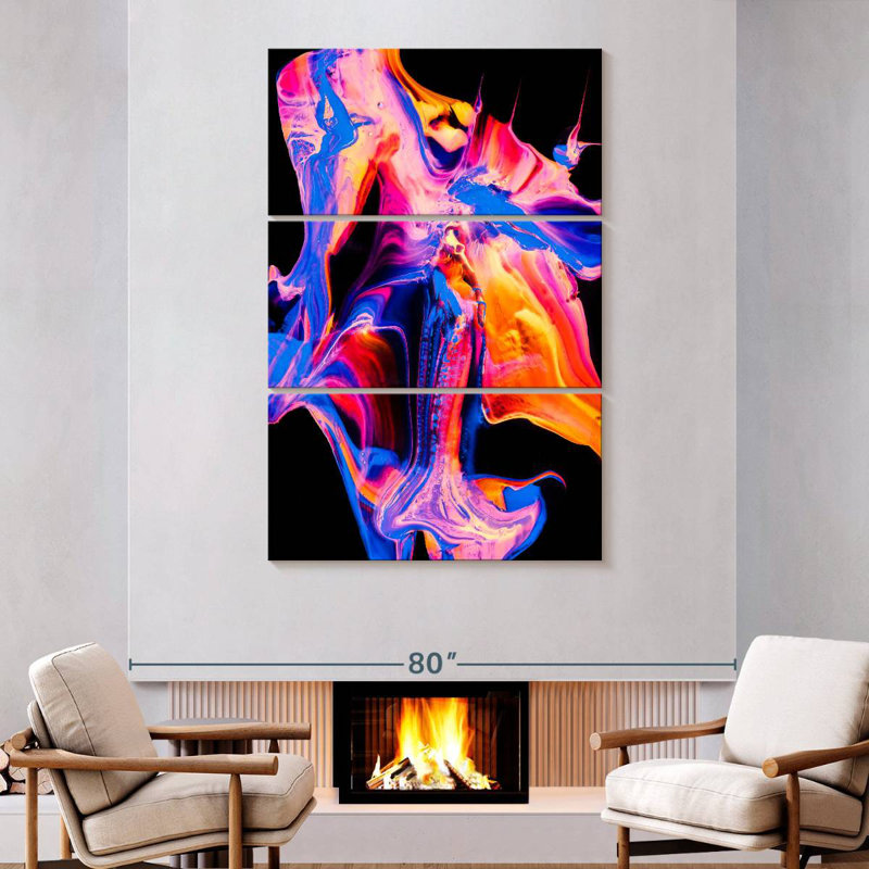 Avery Paint XIII, 74" H x 48" W